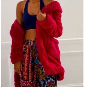 anyhropologie sherpa robe